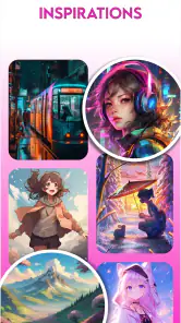 Gerador de arte de anime AI screenshot