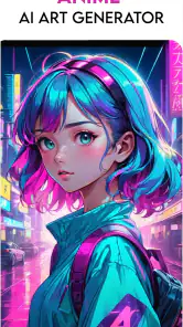 Gerador de arte de anime AI screenshot