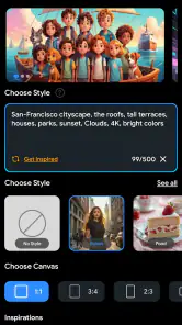 Gerador de imagens AI screenshot