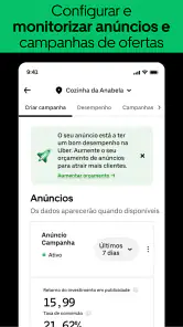 Gestor Uber Eats screenshot