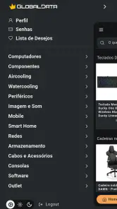 Globaldata Loja de Informática screenshot