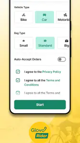 Glovo Rider para estafetas screenshot