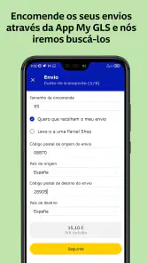 GLS - Enviar e receber pedidos screenshot