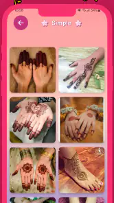 Gol Tikki Mehndi Design Simple screenshot