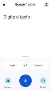 Google Tradutor screenshot