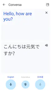 Google Tradutor screenshot