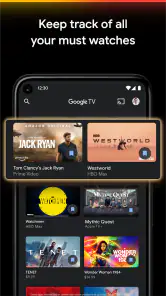 Google TV screenshot