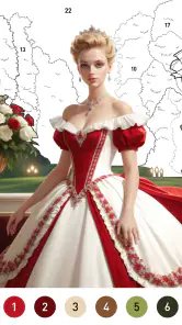 Gown Color - cor por número screenshot