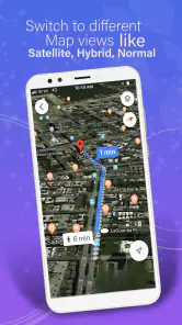 GPS, mapas, navegação por voz screenshot