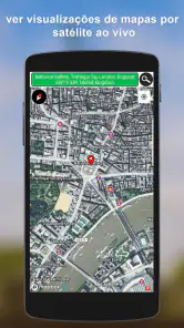 GPS satélite mapa da terra Ver screenshot