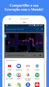 Gravador de Tela Áudio e Vídeo screenshot