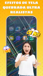 Haha Screen. Tela Quebrada screenshot