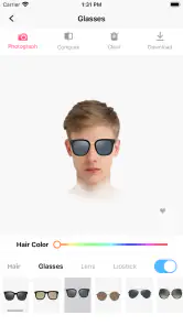 Hair Makeover-modiface・haircut screenshot
