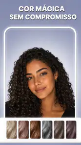 Hairisi: Cabelo IA e Cor screenshot
