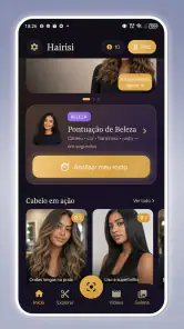 Hairisi: Cabelo IA e Cor screenshot