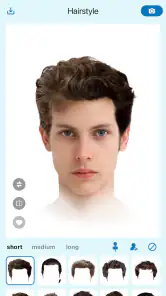 Hairstyle Try On: Mudar Cabelo screenshot