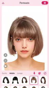 Hairstyle Try On: Mudar Cabelo screenshot