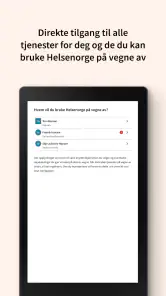 Helsenorge screenshot