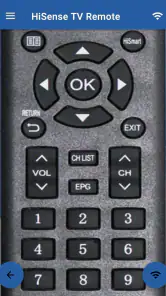 HiSense Smart TV Remote screenshot