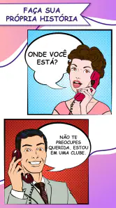 História em quadrinhos screenshot