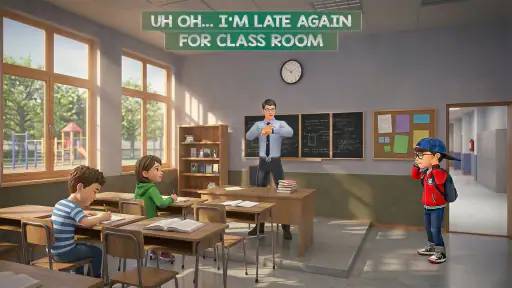 Home escape: Schoolboy stealth screenshot