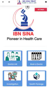 Ibn Sina Doctor Appointment screenshot