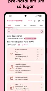 Idade Gestacional (do bebê) screenshot