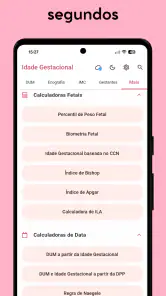 Idade Gestacional (do bebê) screenshot
