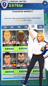 Idle Eleven magnata do futebol screenshot