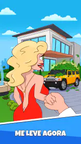 Idle Guy: Rico vida simulação screenshot
