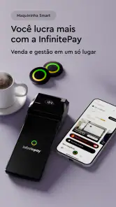 InfinitePay Tap, Conta, Cartão screenshot