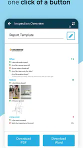 Inspection checklist audit app screenshot
