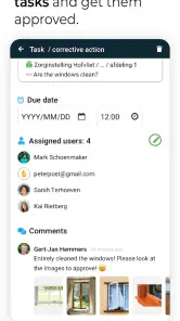 Inspection checklist audit app screenshot