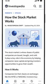 Investopedia stock simulator screenshot