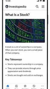 Investopedia stock simulator screenshot