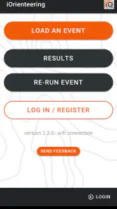 iOrienteering screenshot