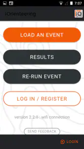 iOrienteering screenshot