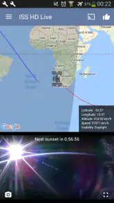 ISS Live Now: Terra ao vivo screenshot