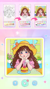 Jogo da Princesa: Colorir screenshot