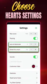 Jogo de Copas Offline - Hearts screenshot