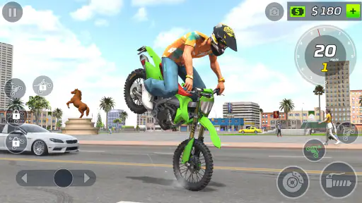 Jogo de Empina Bike de Brasil screenshot