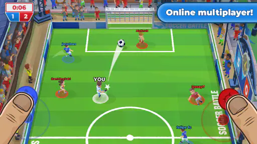 Jogo de futebol: Soccer Battle screenshot