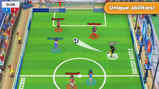 Jogo de futebol: Soccer Battle screenshot