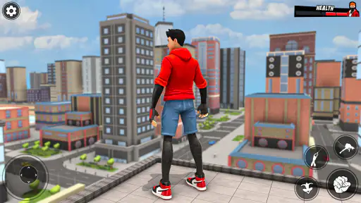 Jogo de luta de ação de aranha screenshot