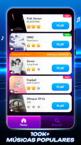 Jogo Musical Piano Magic Star screenshot