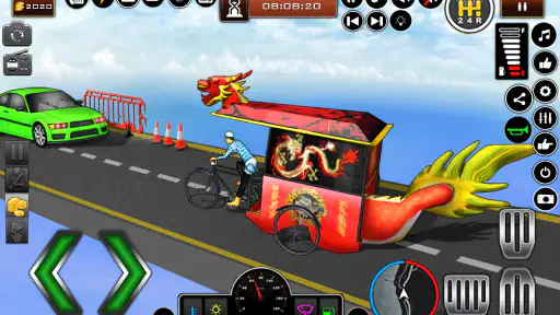 Jogos de dirigir riquixás de screenshot