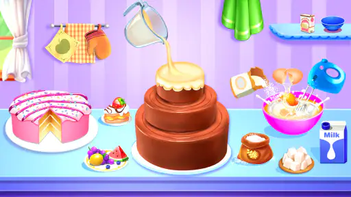 Jogos de fazer bolos e assar screenshot