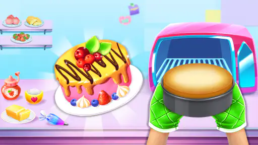 Jogos de fazer bolos e assar screenshot