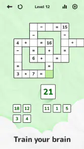 Jogos De Matemática Crossword screenshot