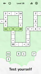 Jogos De Matemática Crossword screenshot